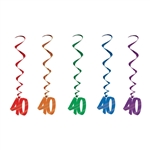 "40" WHIRLS HANGING DECORATIONS