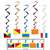 NAUTICAL FLAG WHIRLS 5/PK