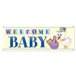 WELCOME BABY SIGN BANNER