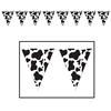 Cow Print plastic banner