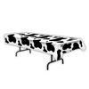 Cow Print Plastic Table Cover