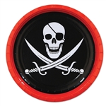 Pirate 7 Inch Party Plates