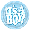 It's A Boy! 7 inch Dessert Plates