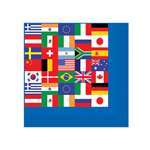 International Flags Luncheon Napkins