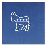 DEMOCRATIC BLUE LUNCHEON NAPKINS