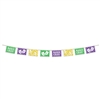 MARDI GRAS PICADO STYLE PENNANT BANNER