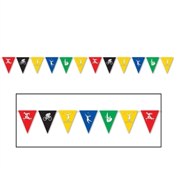 Summer Sports Pennant Banner