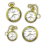 Alice In Wonderland Clocks Cutout