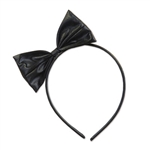 ALICE WONDERLAND BLACK BOW HEADBAND