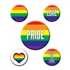 Rainbow Party Buttons