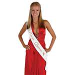 PROM QUEEN SATIN SASH