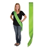 Lime Green Satin Sash