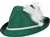 ALPINE HAT GREEN VELVET