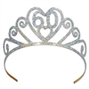 Glittered Metal "60" Tiara 