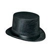 Black Velvet Felt Top Hat