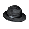 FELT FEDORA BLACK VELVET