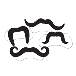 PRINTED VILLAIN MOUSTACHES