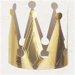 GOLD FOIL KING'S CROWN - (6 1/2 )