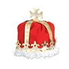 ROYAL KING'S CROWN - (RED) - VELVET-TEXTURED VELOUR