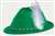 GREEN VELOUR TYROLEAN HAT