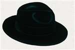 BLACK VELOUR DERBY