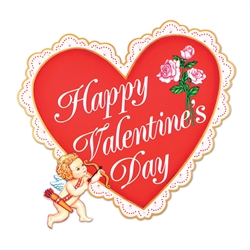 Valentine's Day Sign Cutout