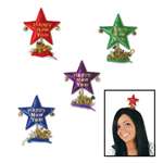 HAPPY NEW YEAR STAR HAIR CLIPS