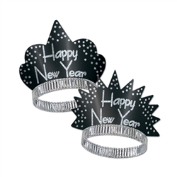 Sparkling Silver New Year's Tiara