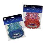 Happy New Year Printed Regal Tiaras