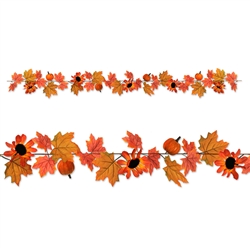 Autumn Fabric 6 ft Garland