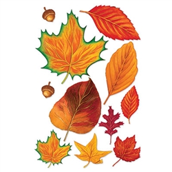 FALL LEAF CUTOUTS 11 PIECE