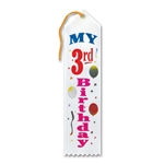 MY 3RD BDAY AWARD RIBBON