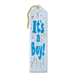 It's A Boy Award Ribbon