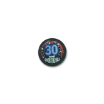 30 & OVER THE HILL SATIN BUTTON