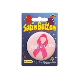 Find A Cure Satin Button