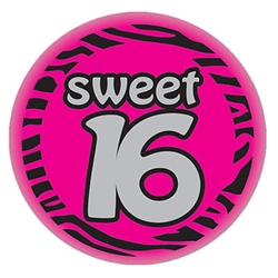 Sweet 16 Circle Cutout Decoration