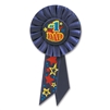 #1 DAD ROSETTE RIBBON