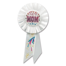 NEW MOM ROSETTE RIBBON