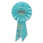 AGED TO PERFECTION ROSETTE AWARD RIBBON