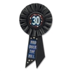 30 & OVER THE HILL ROSETTE AWARD RIBBON