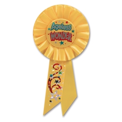 AGELESS WONDER ROSETTE AWARD RIBBON