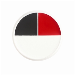 Character Wheel - Red  White  And Black