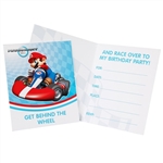 Mario Kart Wii Party Invitations