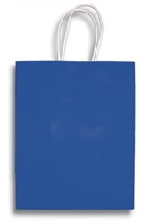 ROYAL BLUE SMALL CLAY COATED BAG