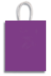 PURPLE SMALL CLAY COATED BAG