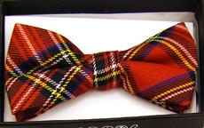 Red Plaid Bowtie