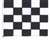 4 inch  x 4 inch  BLACK AND WHITE CHECKERED FLAG