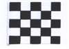 12 inch x 18 inch BLACK AND WHITE CHECKERED FLAG