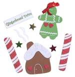 FOAMIES GINGERBREAD 3-D STICKERS