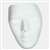 Blank White Male Mask